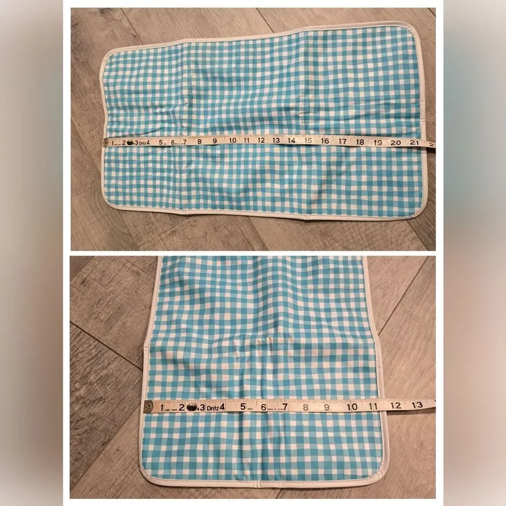 Disney Dolly Winnie The Pooh Plaid Diaper Bag Vtg Y2K 90s with Changing Pad